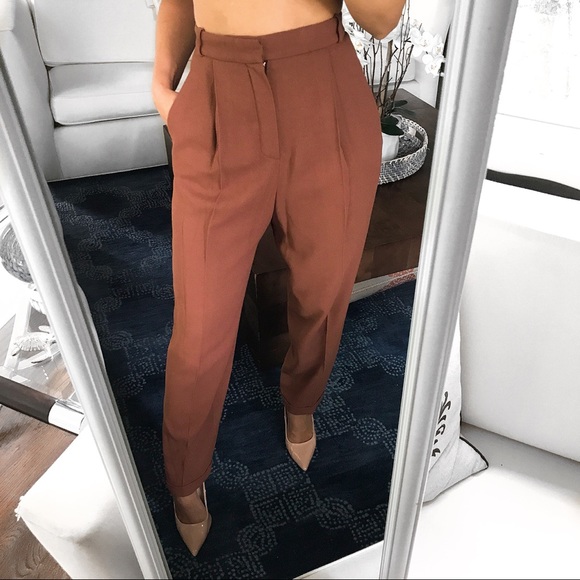 Chloe Pants - 🆕in! CHLOÈ CHESTNUT HIGH WAIST TAILORED PANTS!
